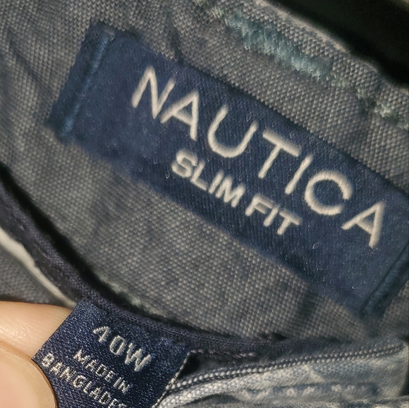 Nautica slim fit mens Palm tree print shorts SZ 40W - Picture 3 of 5